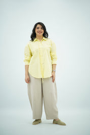 Chemise Rayée Jaune