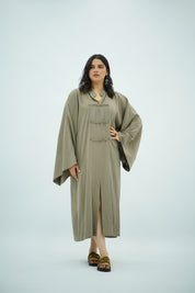 Gandoura en Tencel Vert Kaki