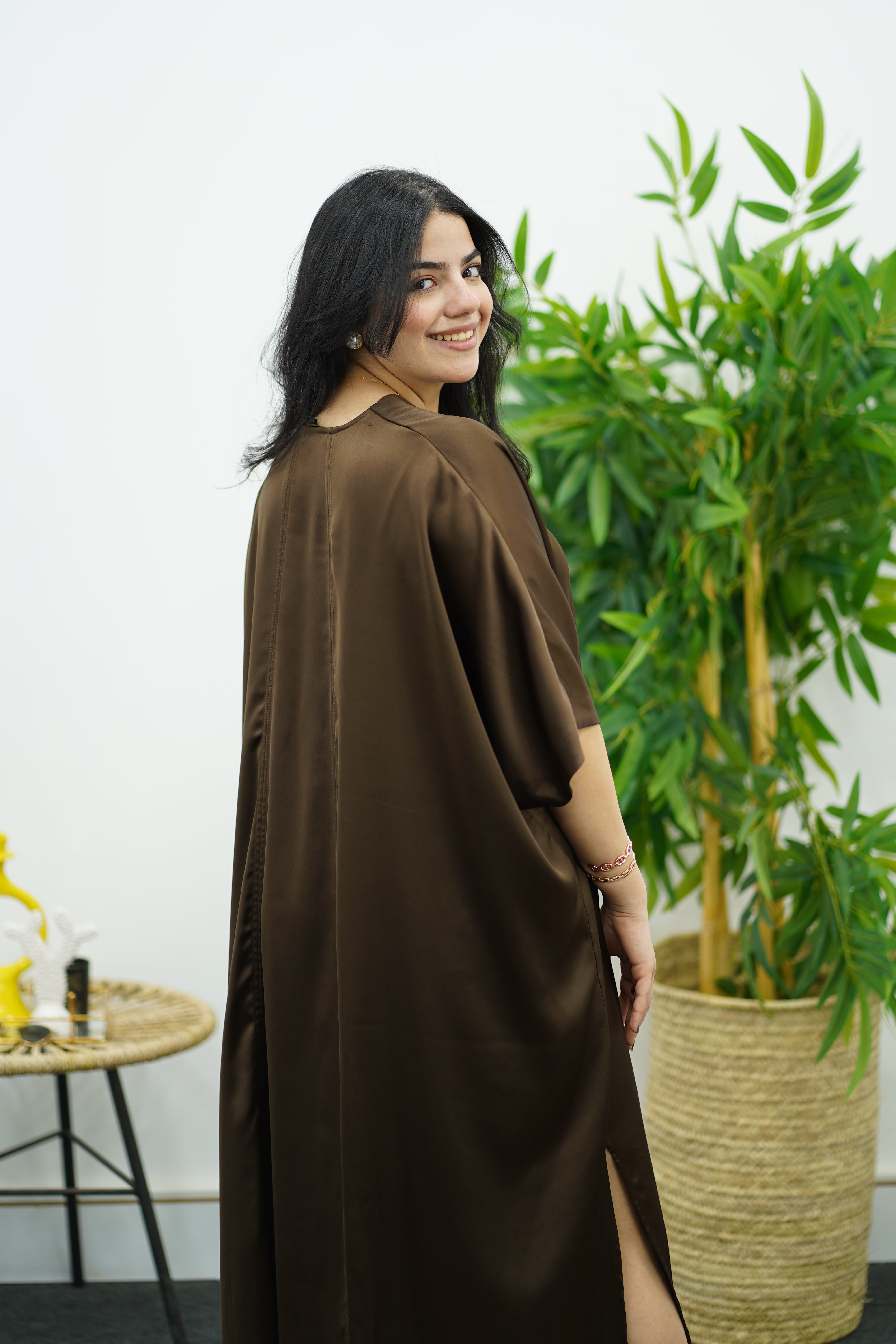 Robe Gandoura - Marron Chocolat