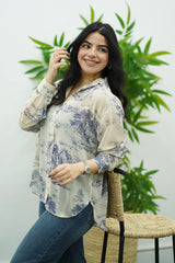 Chemise En Mousseline Florale