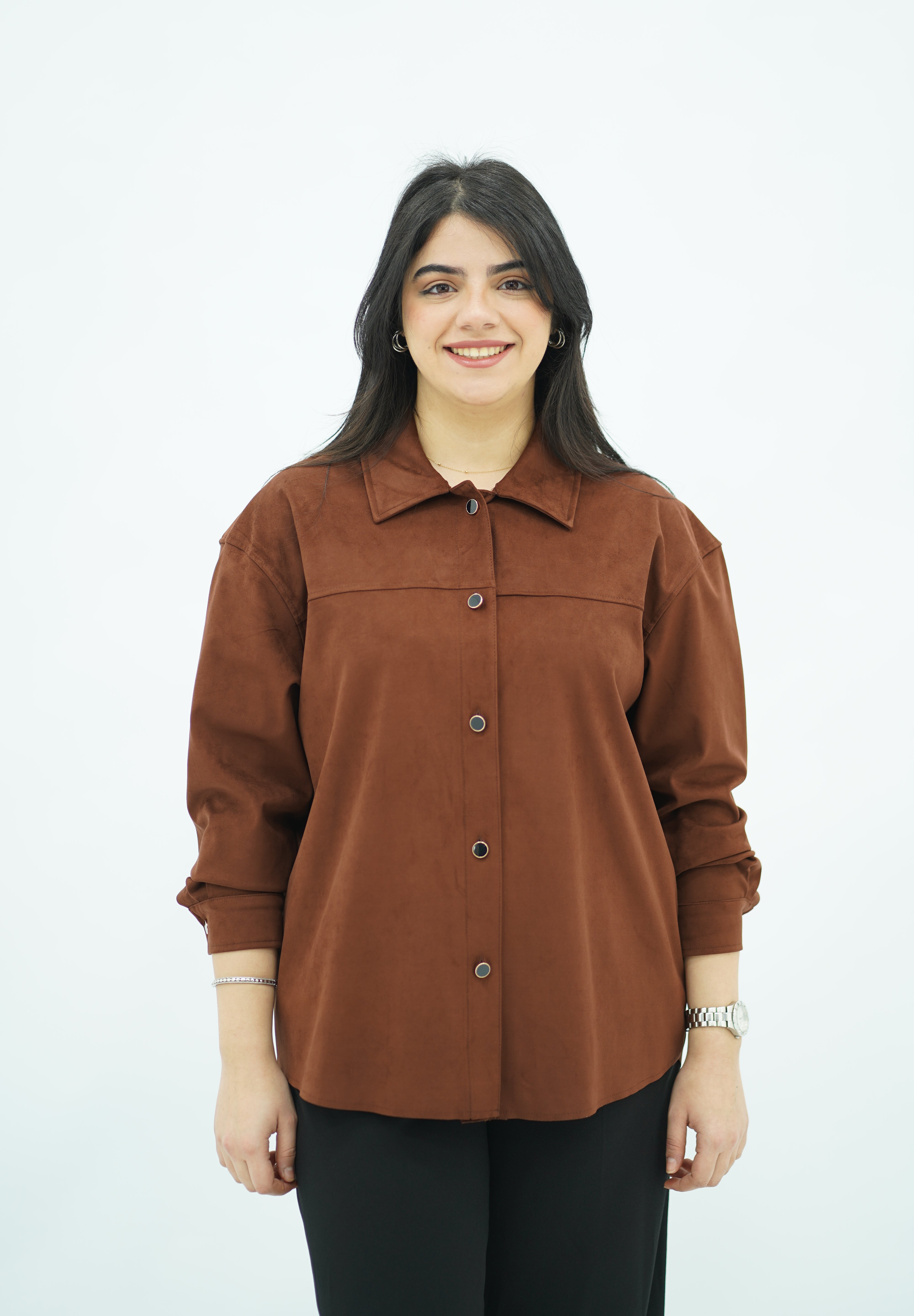 Surchemise Faux Daim Marron 🤎