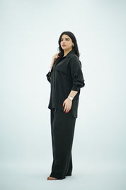 Ensemble Noir En Tencel