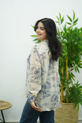 Chemise En Mousseline Florale
