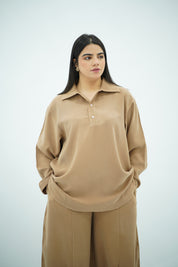 Ensemble style Ballonné Camel