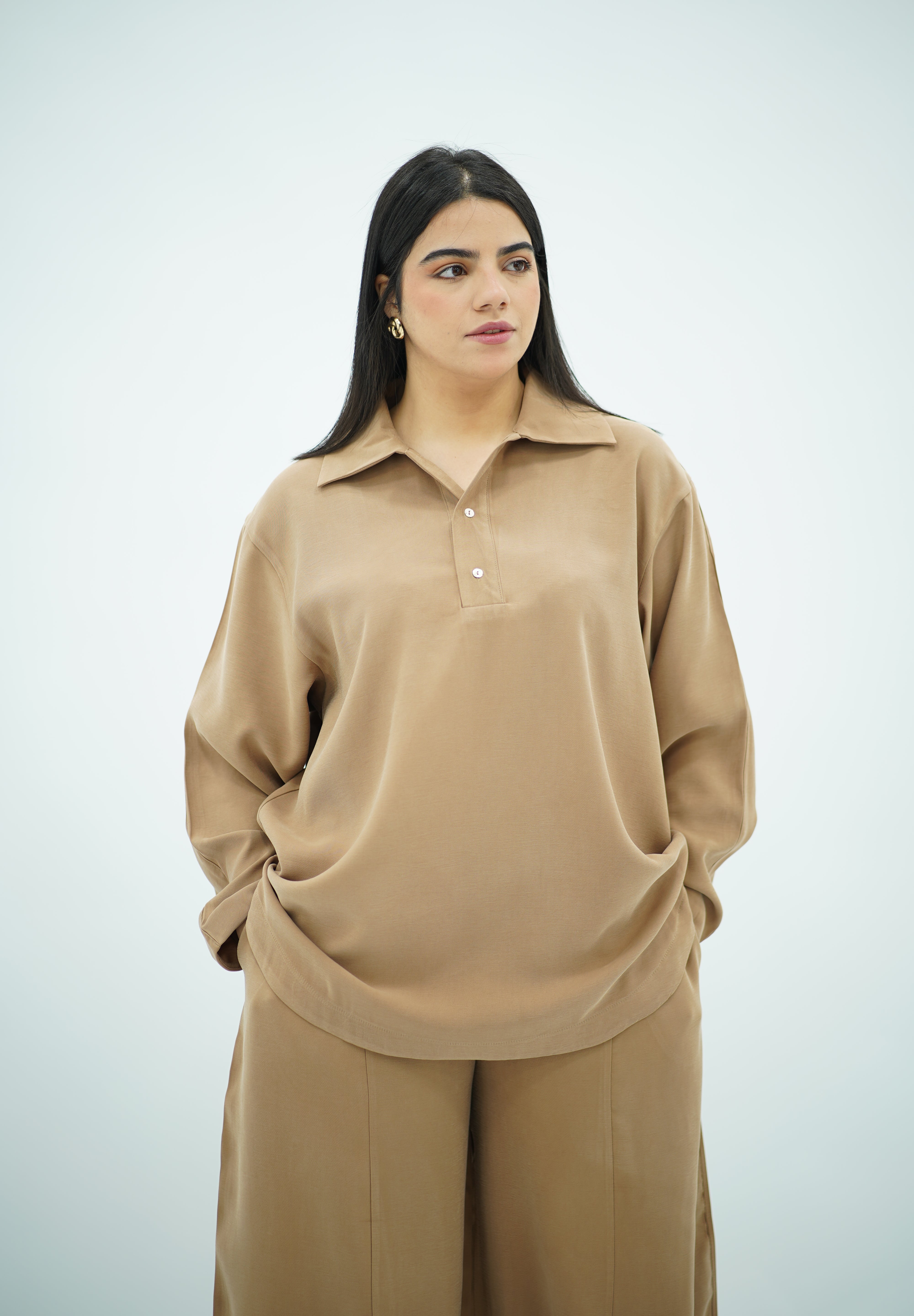 Ensemble style Ballonné Camel