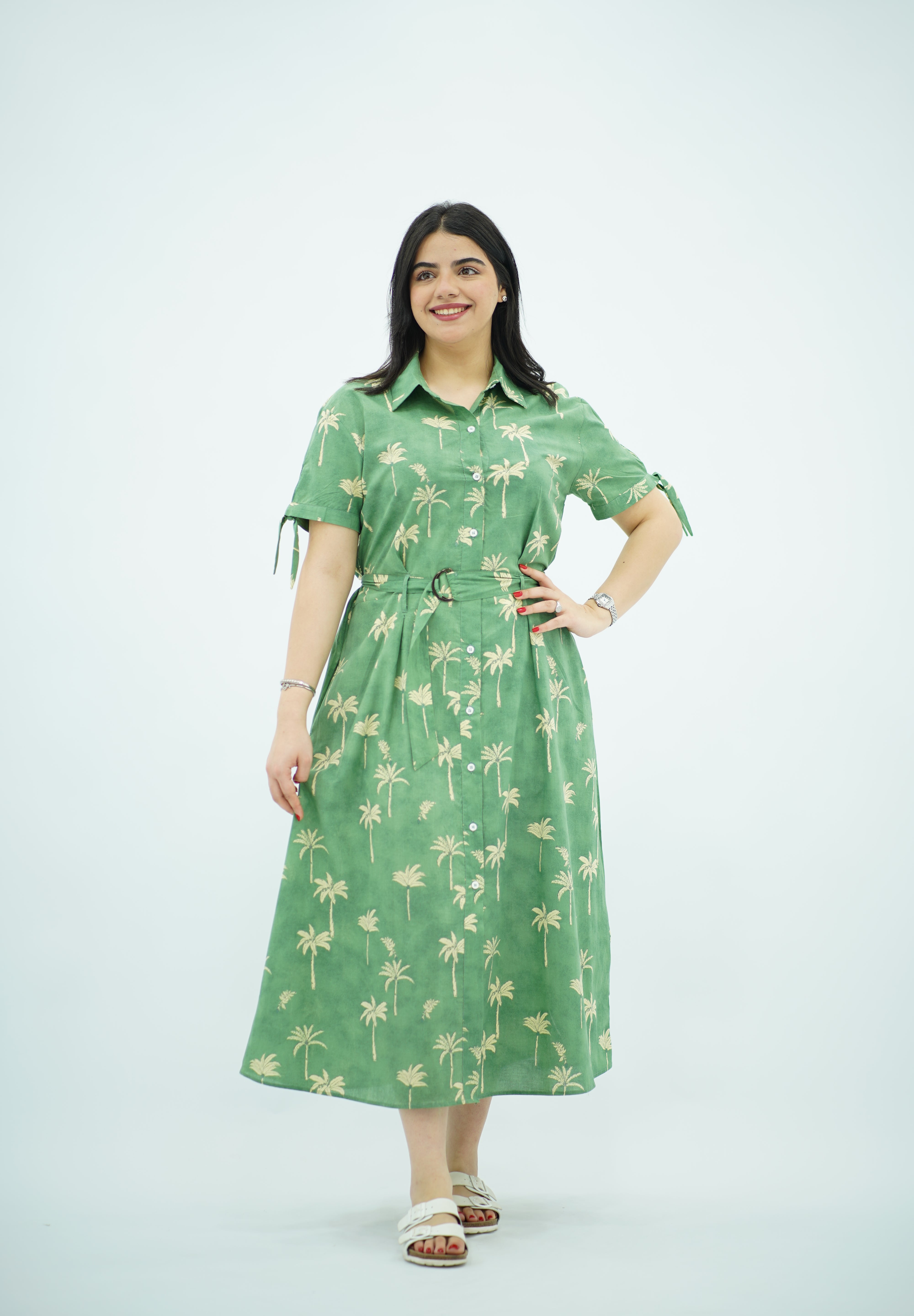 Robe midi d'inspiration tropicale 🏝️