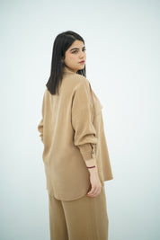 Ensemble Beige camel En Tencel