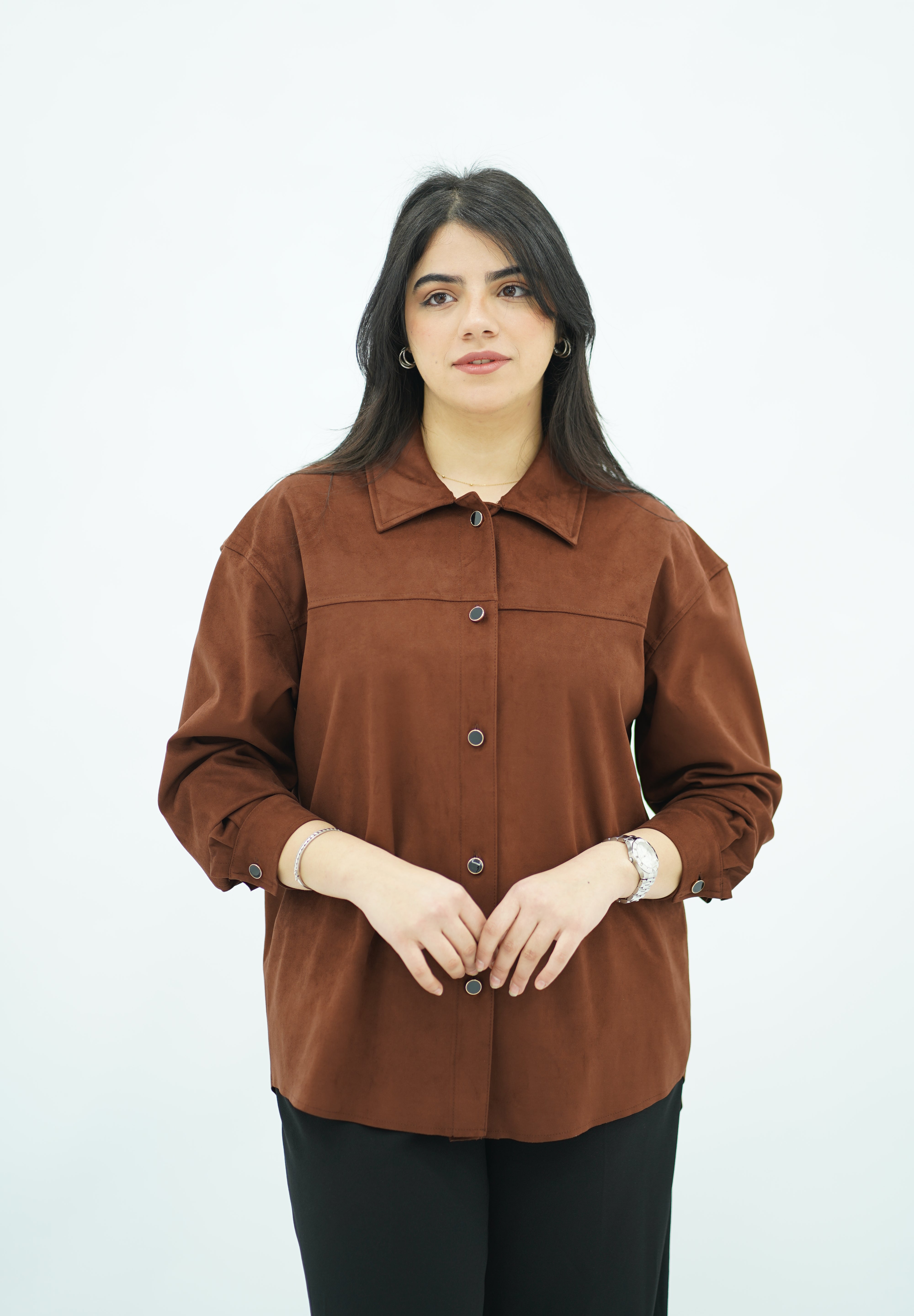 Surchemise Faux Daim Marron 🤎