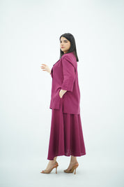 Ensemble Jupe Riviera - en Lin Magenta