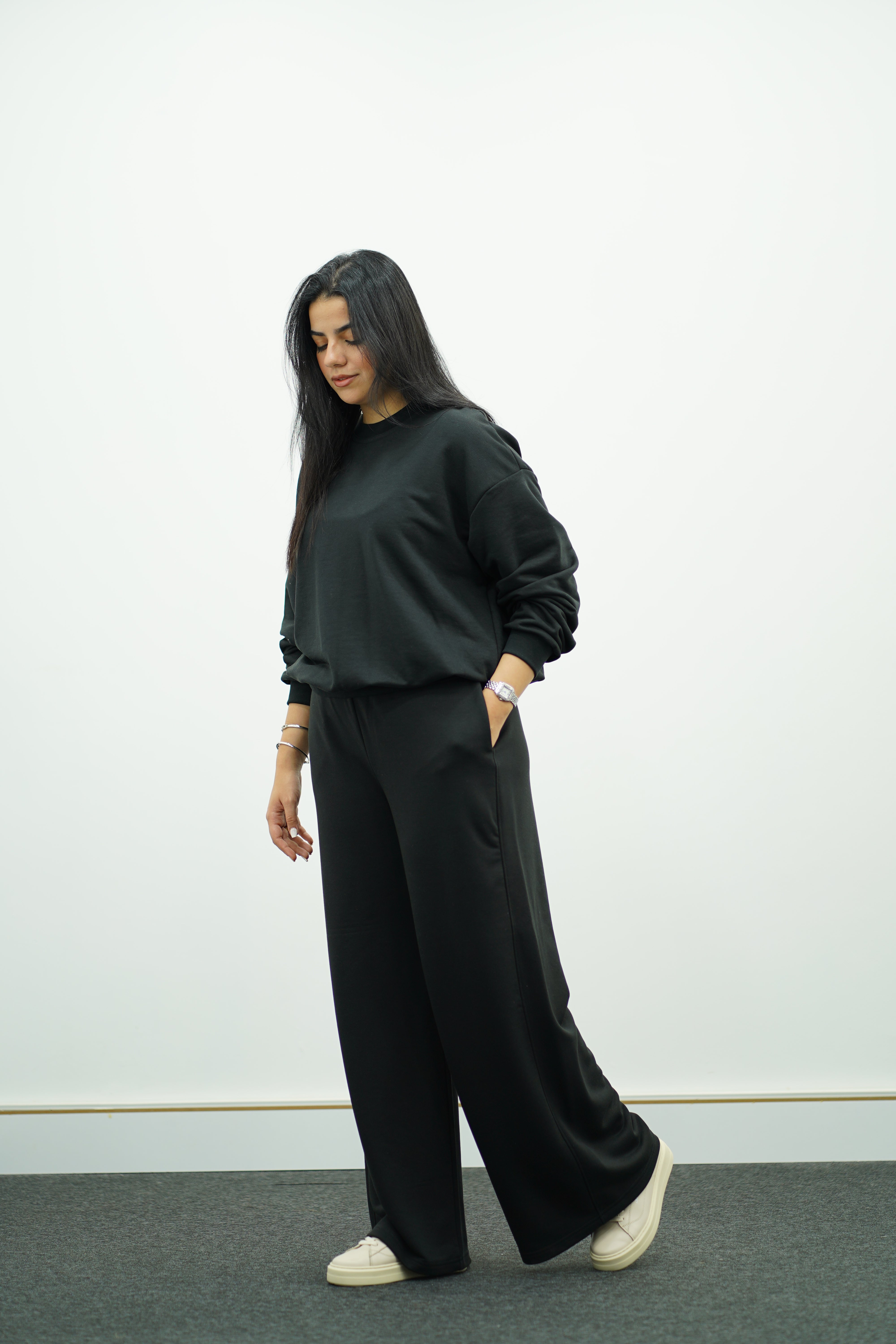Chic Décontracté : Ensemble Molleton Over size & Pantalon Large