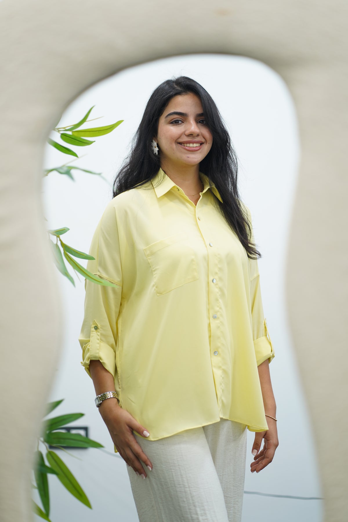 Chemise Jaune Banane 💛