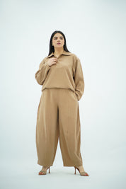 Ensemble style Ballonné Camel