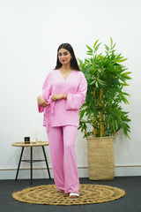 Ensemble Croisé - Rose