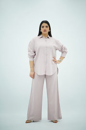 Ensemble Mauve - Chic Coréen Fluide