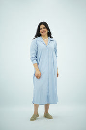 Robe chemise En popeline