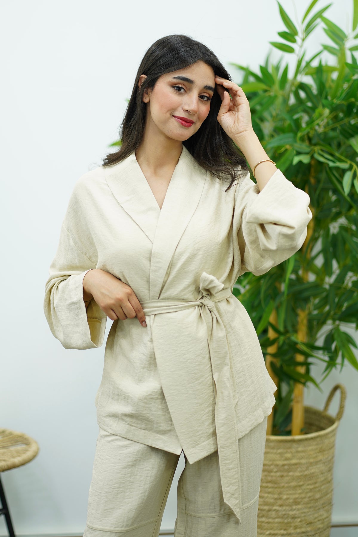 Ensemble Fluide Style Kimono