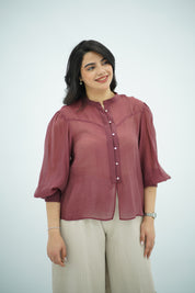 Chemise Fluide Vieux Rose