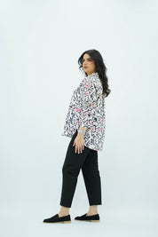 Chemise En Lin à motifs