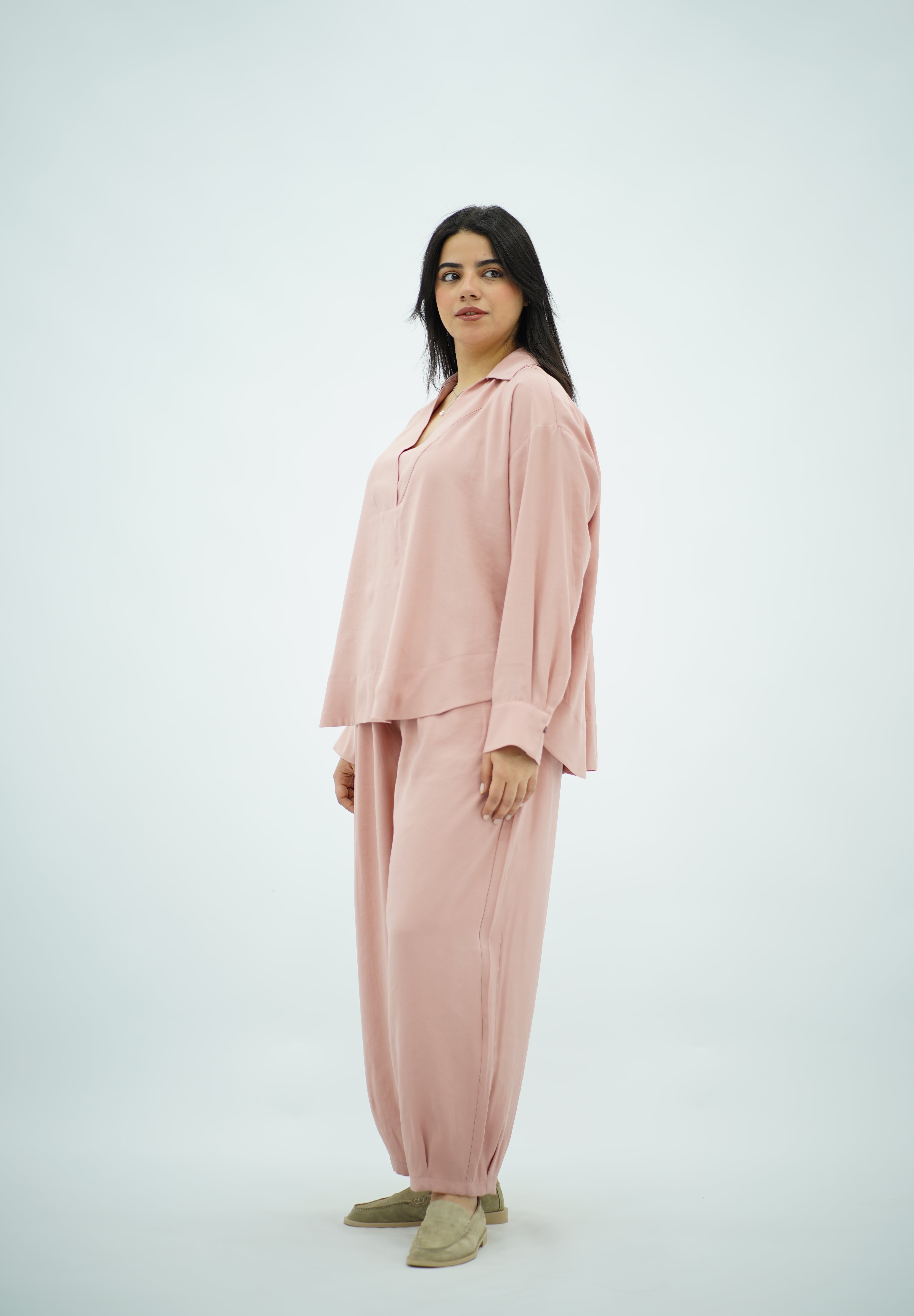 Ensemble Rose bébé en Tencel