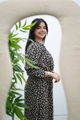 Robe langue imprimée