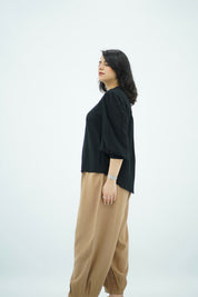 Chemise Noir Fluide
