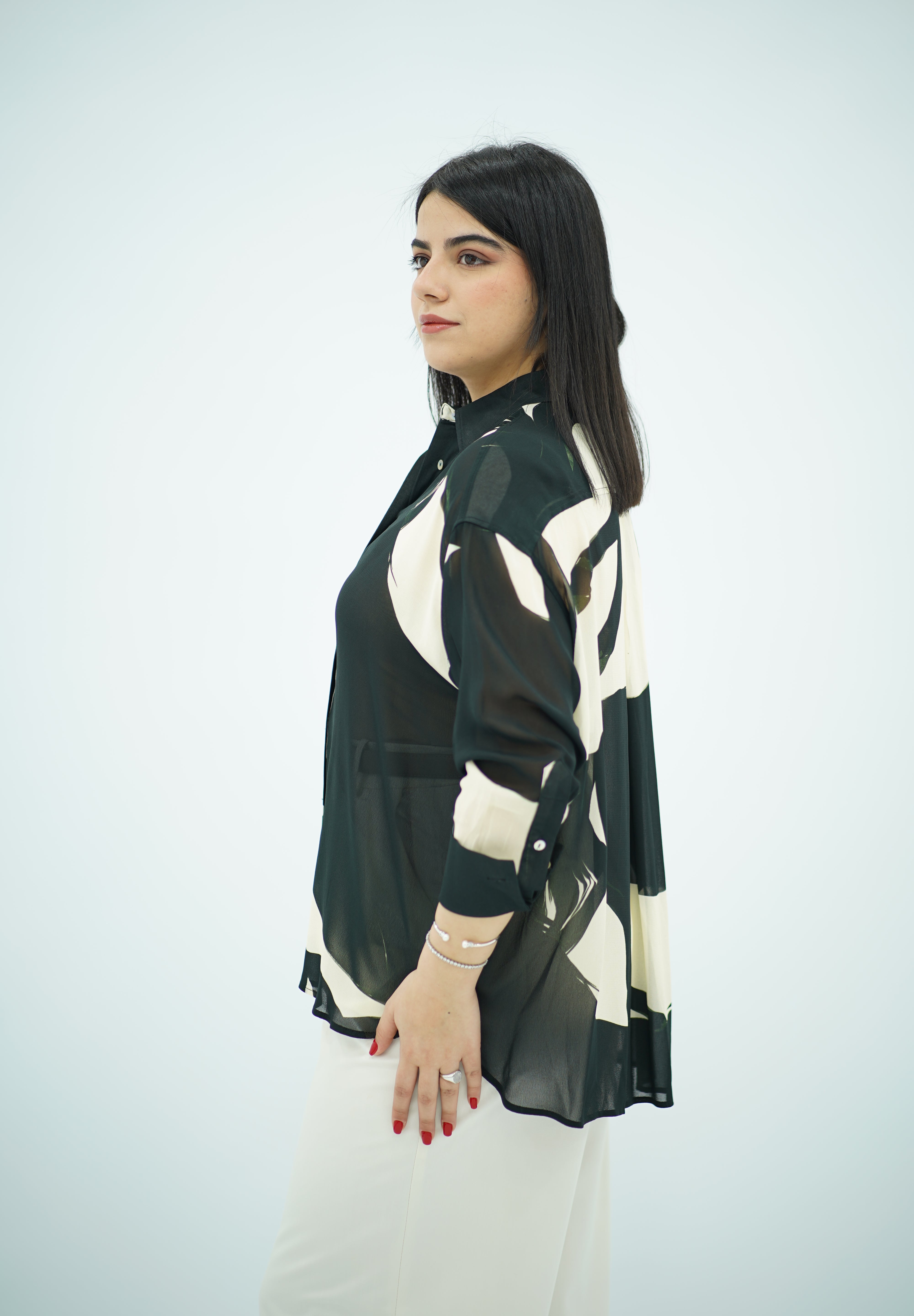 Chemise En mousseline imprimer