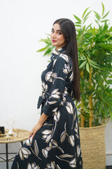 Robe chemise en popeline