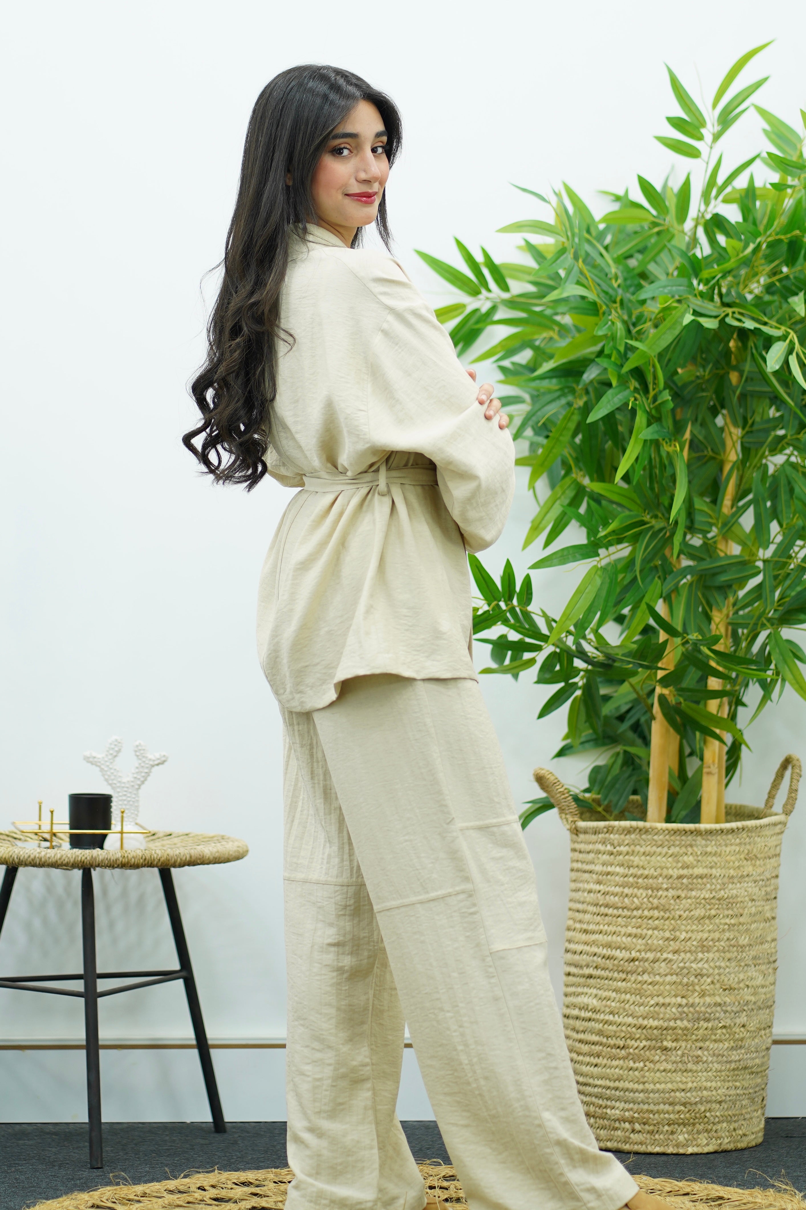 Ensemble Fluide Style Kimono