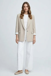 Blazer Oversize Beige Nude