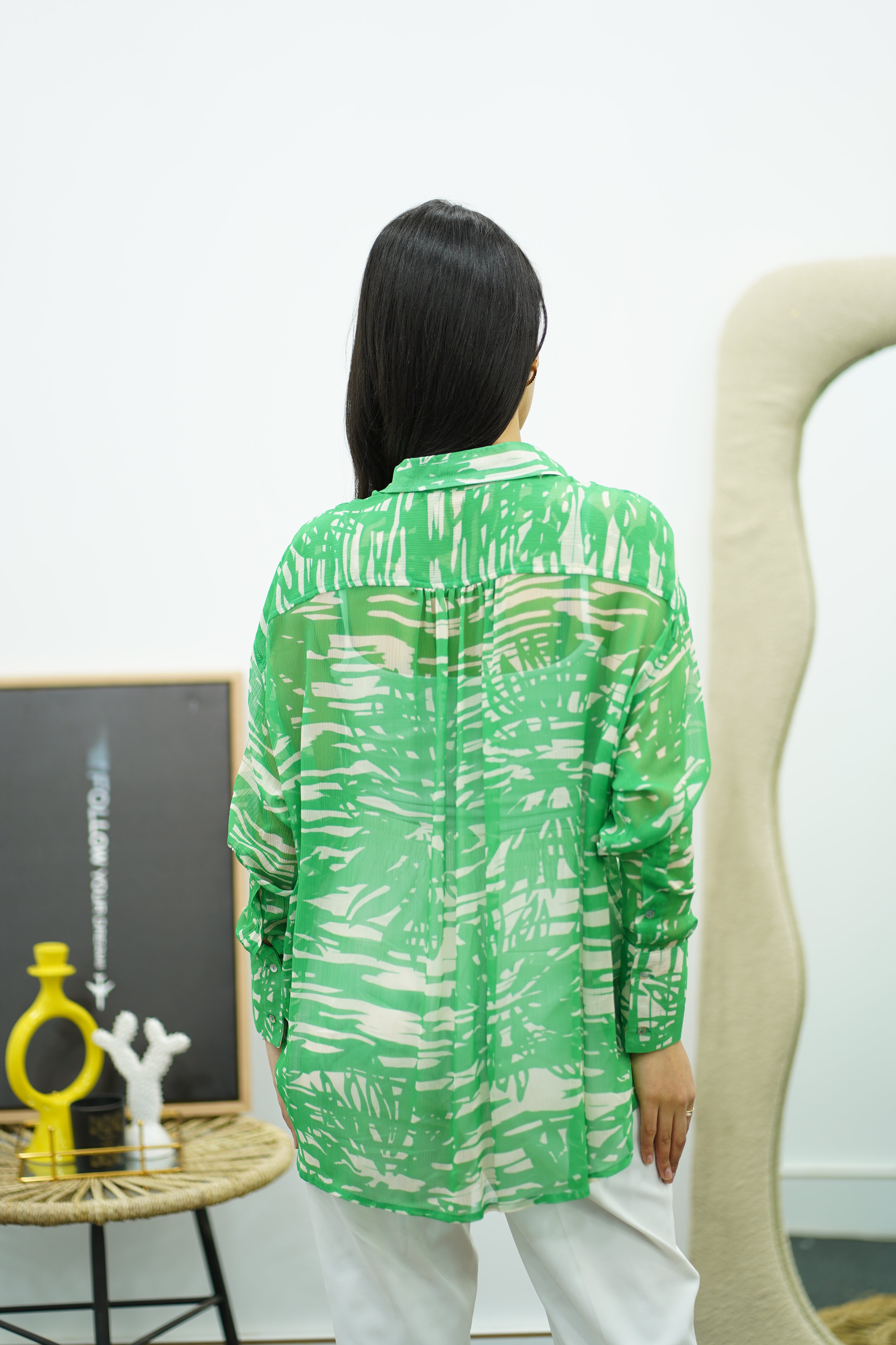 Chemise en mousseline