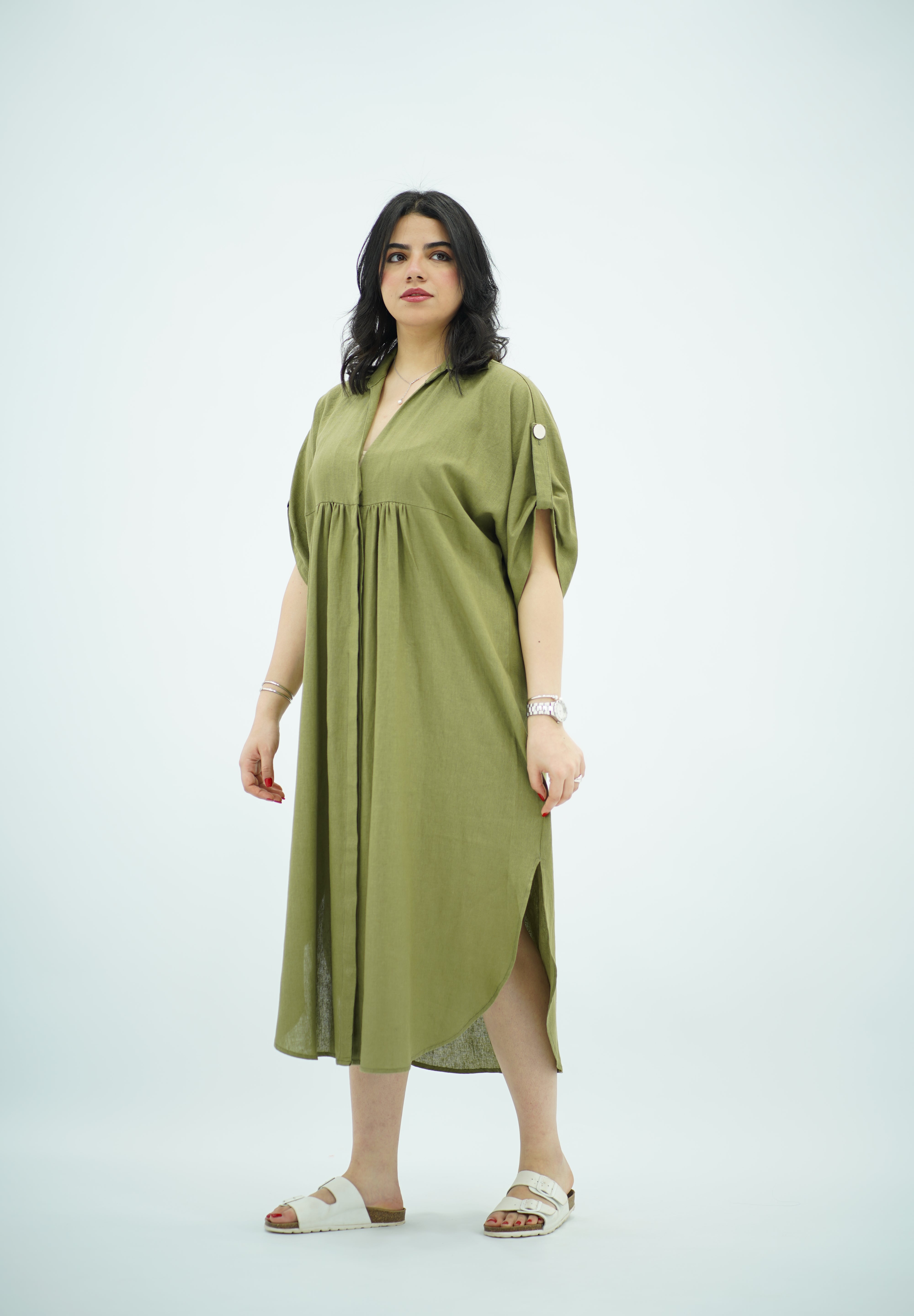 Robe Midi en Lin