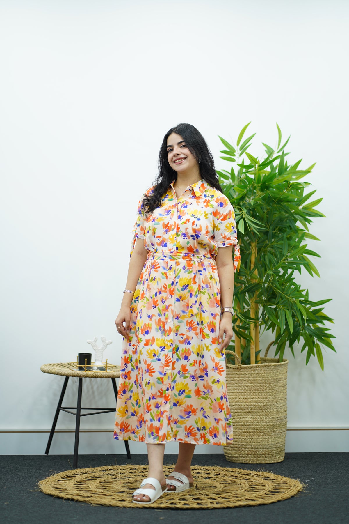 Robe imprimée à motifs