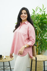 Chemise En Lin - Rose