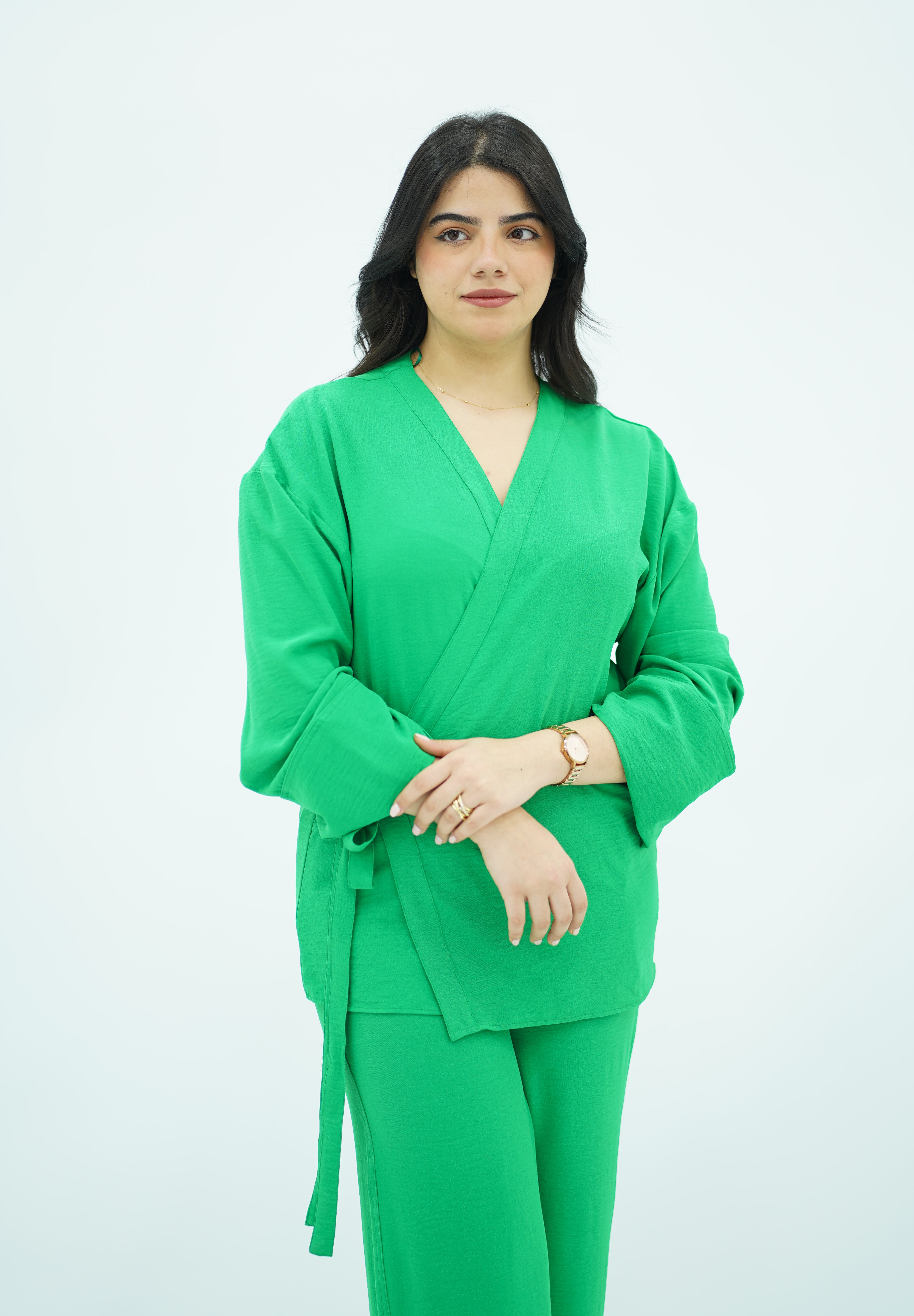 Ensemble En crêpe Vert éclatant 💚