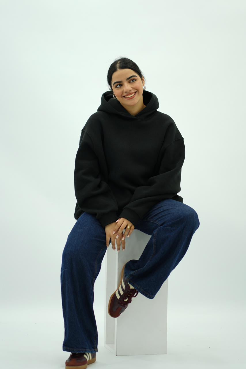 Sweat à capuche oversize 🖤