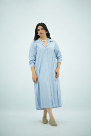 Robe chemise En popeline