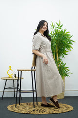 Robe En Lin - Beige