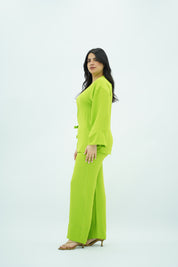 Ensemble en crêpe Vert Anis