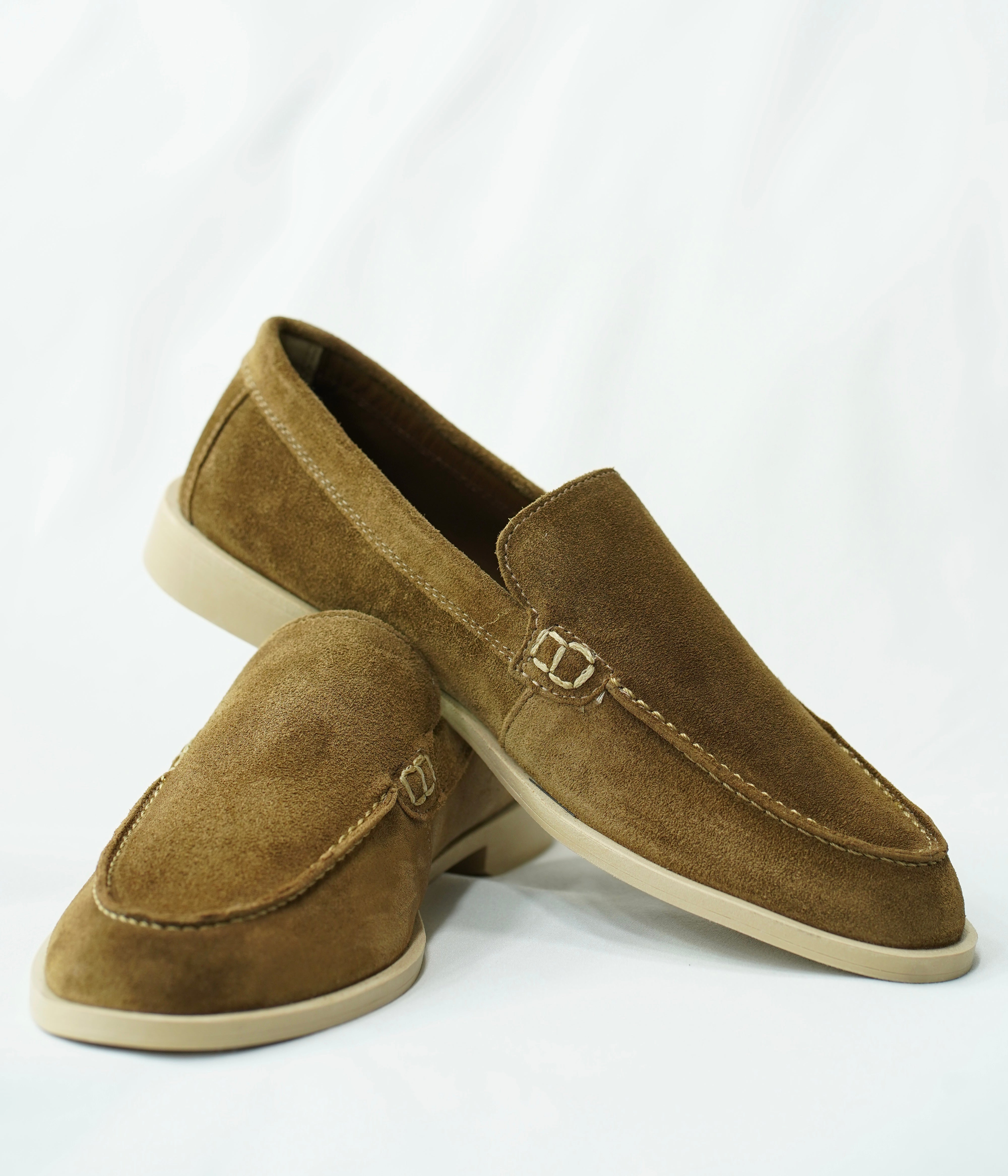 Mocassin en Daim- Marron