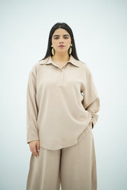 Ensemble Ballonner En Tencel Crème