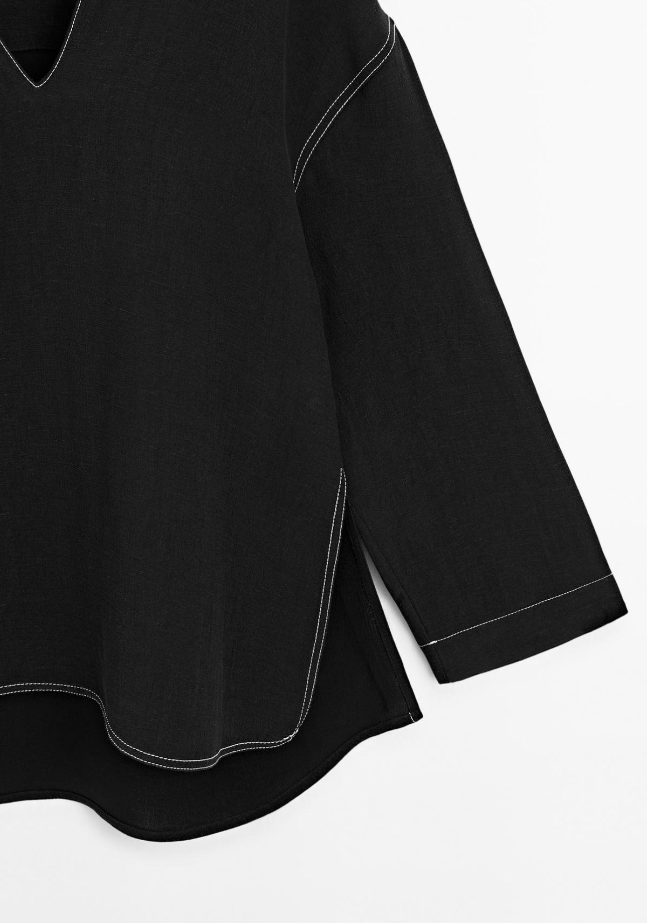 Ensemble en Lin Noir Oversize