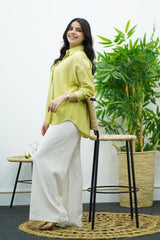 Chemise fluide- Vert pistache