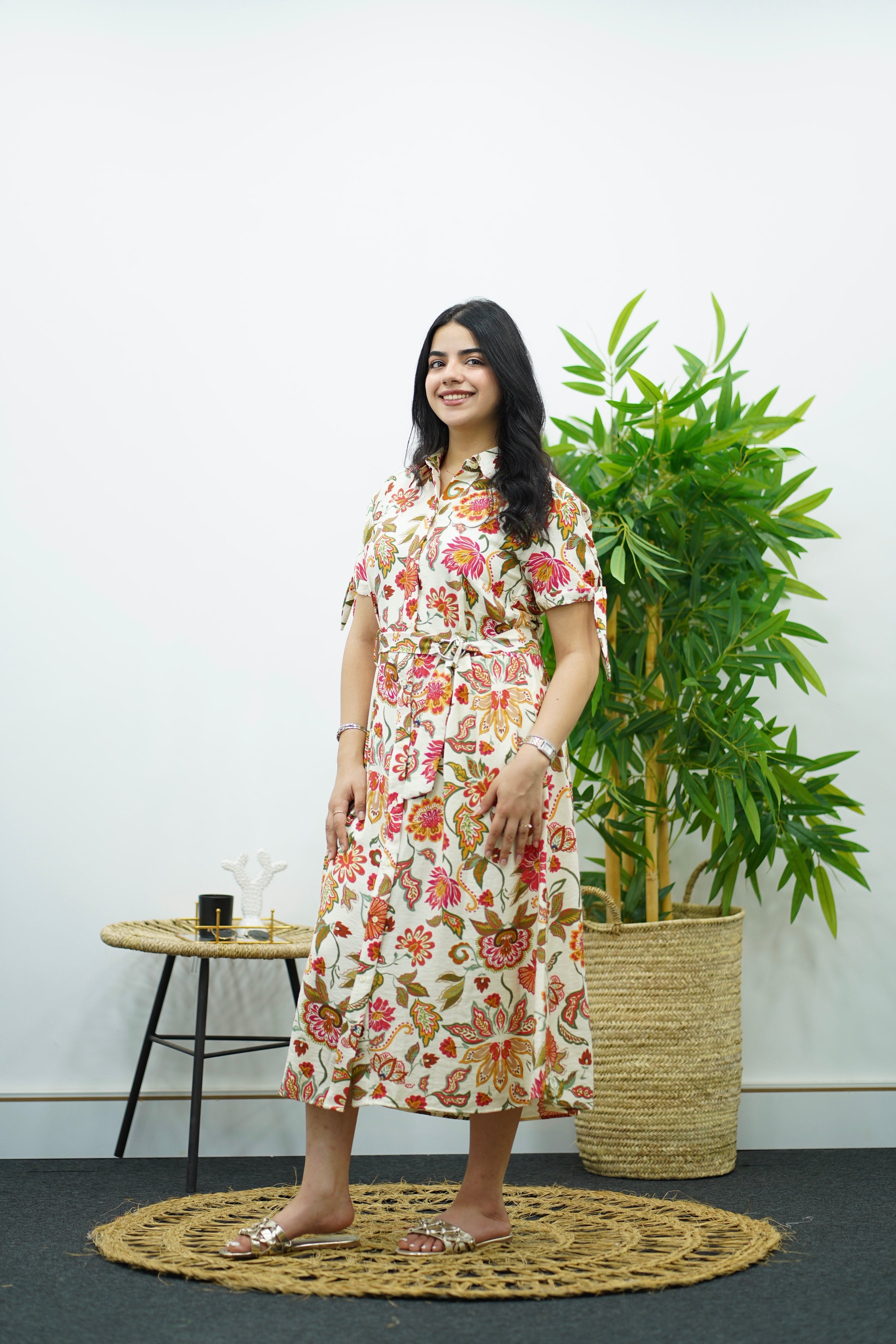Robe à motifs Florale