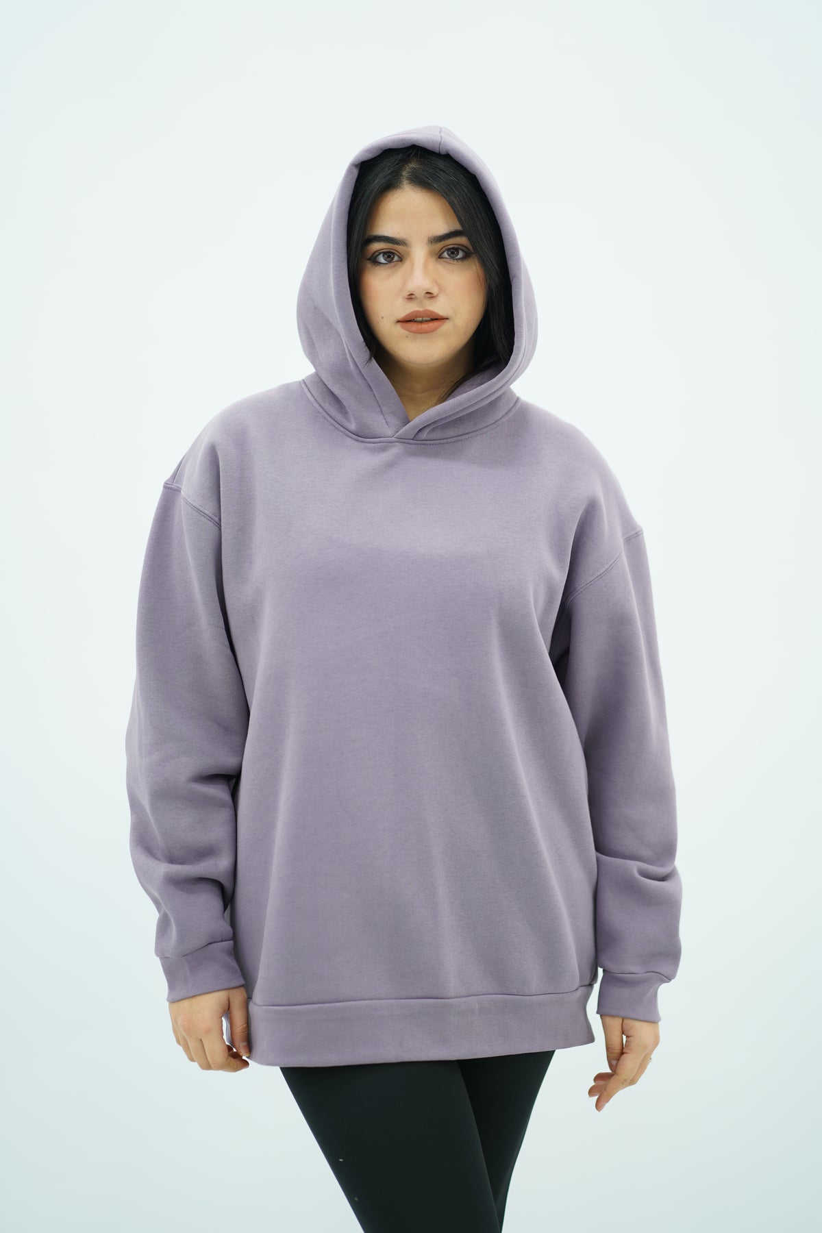 Capuche oversize Mauve clair