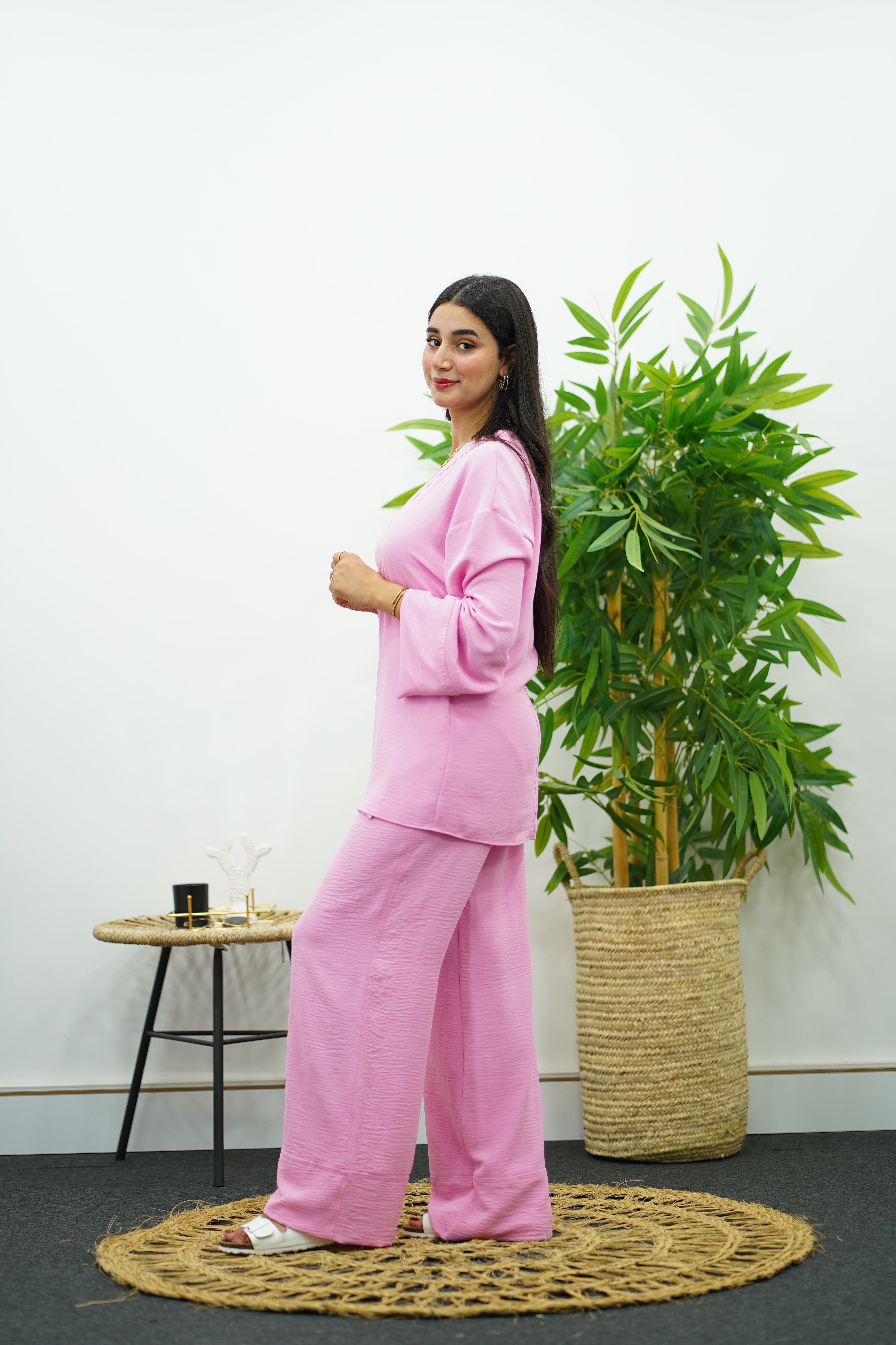 Ensemble Croisé - Rose