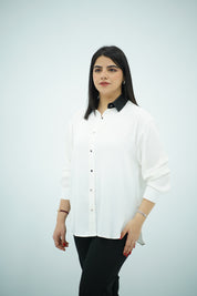 Chemise Blanc et Noir