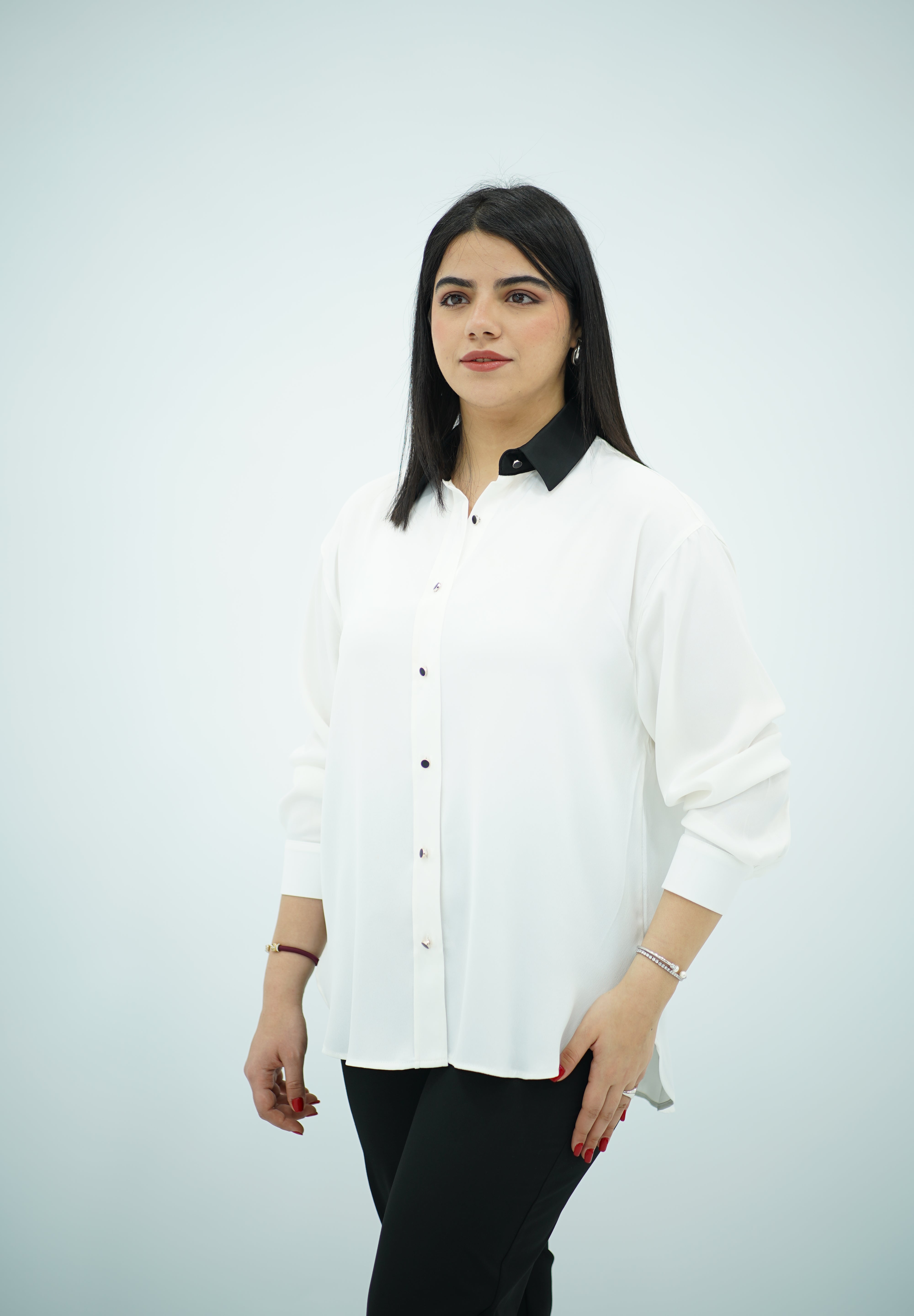 Chemise Blanc et Noir
