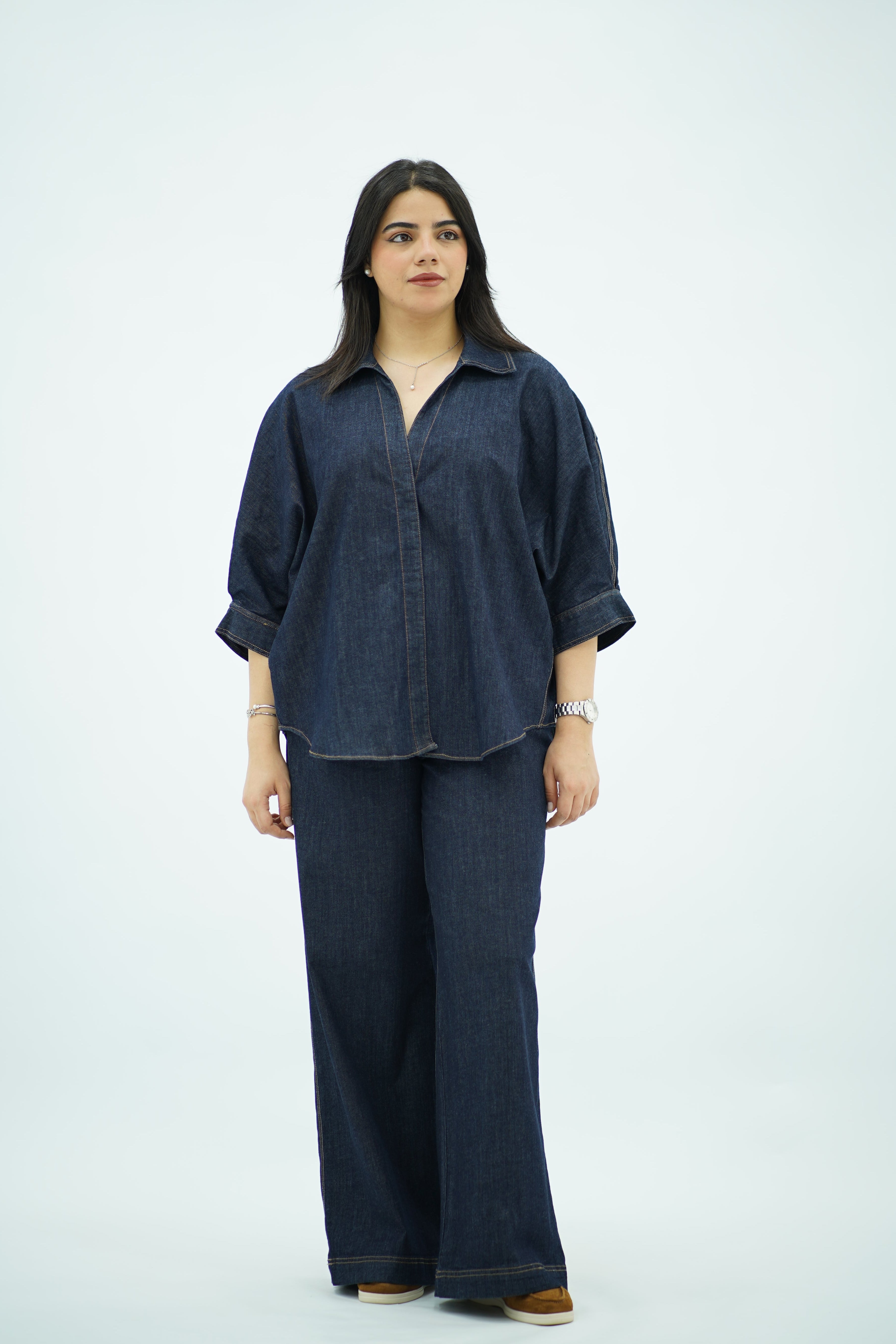 Ensemble Denim Brut – Silhouette Oversize