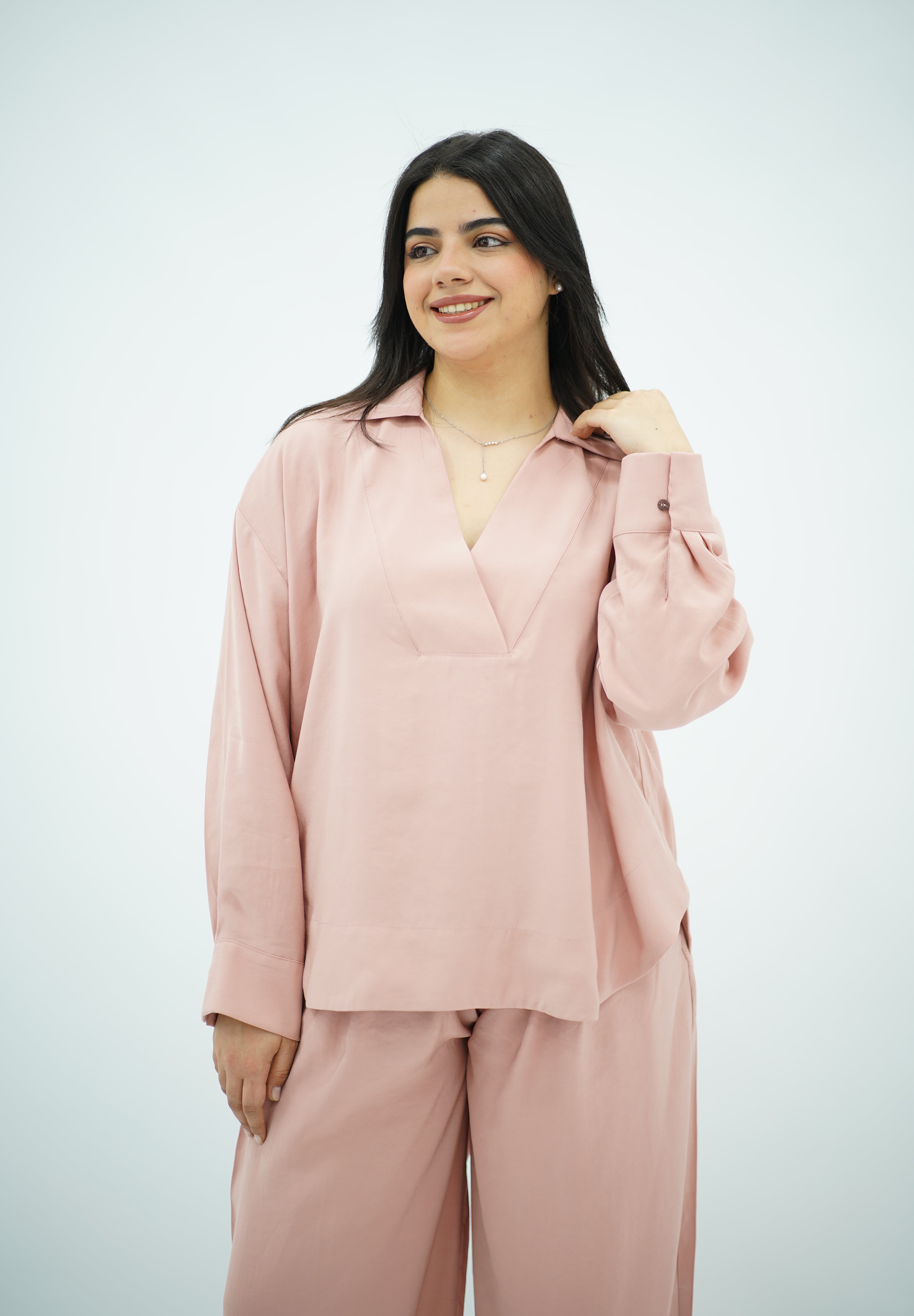 Ensemble Rose bébé en Tencel