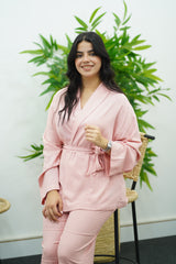Ensemble fluide En lin style kimono